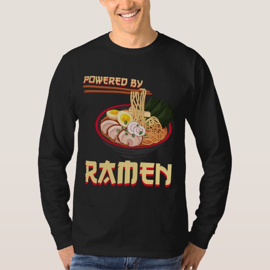 Aangedreven door Japanse ijdernoodjes T-shirt (Voorkant)