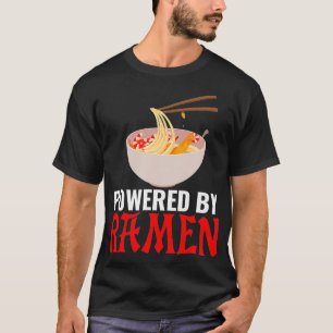 Aangedreven door Japanse rode naalden met stokjes T-shirt