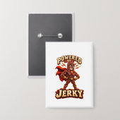 Aangedreven door Jerky Superhero Button (Voorkant / Achterkant)
