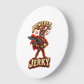 Aangedreven door Jerky Superhero Grote Klok (Hoek)
