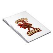 Aangedreven door Jerky Superhero Notitieboek (Rechterzijde)