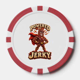Aangedreven door Jerky Superhero Poker Chips