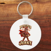 Aangedreven door Jerky Superhero Sleutelhanger (Voorkant)