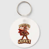 Aangedreven door Jerky Superhero Sleutelhanger (Achterkant)