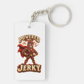 Aangedreven door Jerky Superhero Sleutelhanger (achterkant)