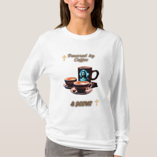 Aangedreven door Jesus & Coffee T-shirt