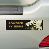 Aangedreven door Jezus Bumpersticker (Op auto)