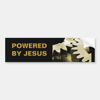 Aangedreven door Jezus Bumpersticker