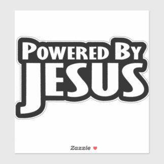 Aangedreven door Jezus Sticker