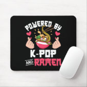 Aangedreven door K-Pop en Ramen Cute Kpop Music An Muismat (Met muis)