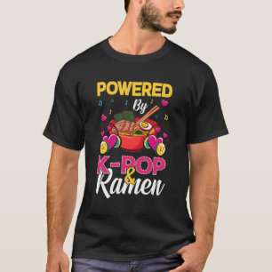 Aangedreven door K-Pop en Ramen Kpop Gift T-shirt