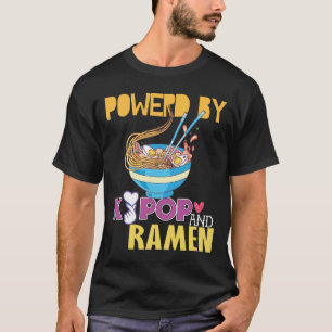 Aangedreven door K-pop en Ramen Kpop Merch MerchT- T-shirt
