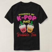 Aangedreven door KAand Bubble Tea KDrama Koreaanse T-shirt (Design voorkant)