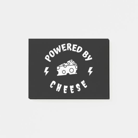 Aangedreven door kaas post-it® notes (Voorkant)