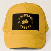 Aangedreven door kaas trucker pet (Voorkant)