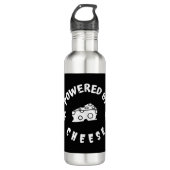 Aangedreven door kaas waterfles  (Voorkant)