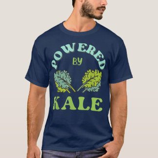 Aangedreven door Kale Whole Food Vegan Vegetarian  T-shirt