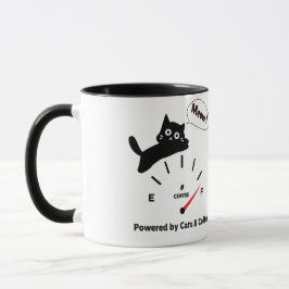 Aangedreven door Katten & Koffie Mok