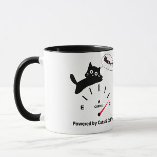 Aangedreven door Katten & Koffie Mok