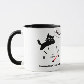 Aangedreven door Katten & Koffie Mok