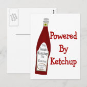 Aangedreven door Ketchup Briefkaart (Voorkant / Achterkant)
