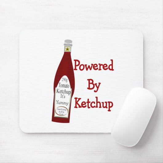 Aangedreven door Ketchup Muismat (Met muis)