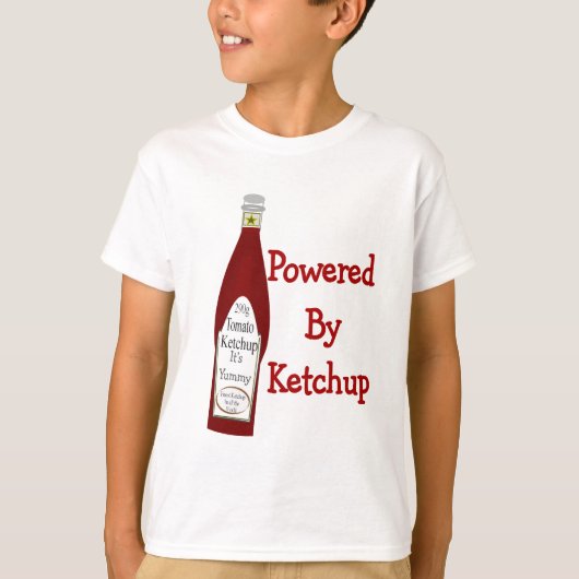 Aangedreven door Ketchup T-shirt (Voorkant)