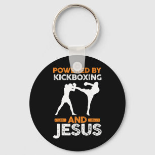 Aangedreven door kickboksen en Jezus Sleutelhanger