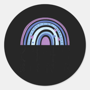 Aangedreven door Kindness Rainbow Ronde Sticker