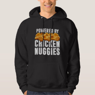 Aangedreven Door Kip Nuggies - Grappige Kipnuggets Hoodie