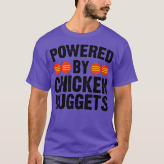 Aangedreven door kipnuggets t-shirt