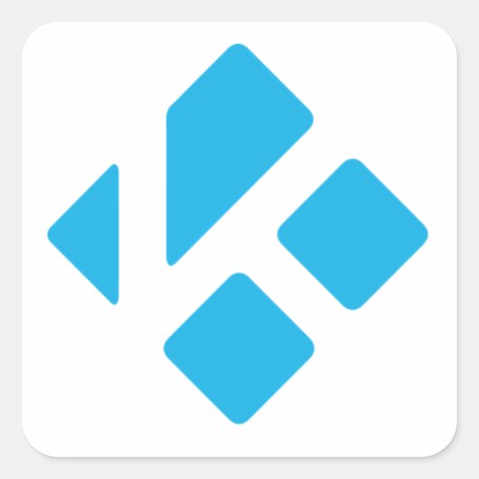 Aangedreven door Kodi Stickers (Voorkant)