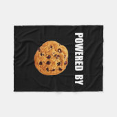 Aangedreven door koekje fleece deken (Voorkant (Horizontaal))