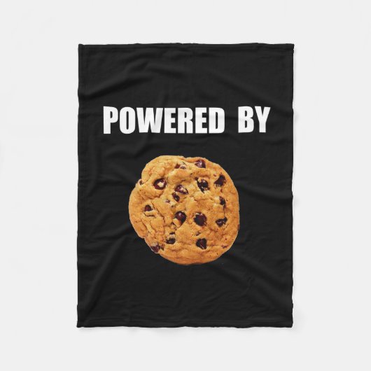 Aangedreven door koekje fleece deken (Voorkant)