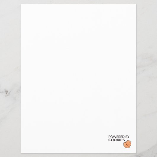 Aangedreven door koekjes flyer (Voorkant)