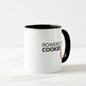 Aangedreven door koekjes mok (Voorkant rechts)