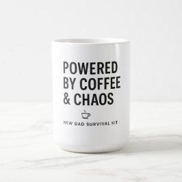 Aangedreven door koffie en chaos Overlevingskit vo Koffiemok