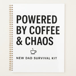 Aangedreven door koffie en chaos Overlevingskit vo Planner