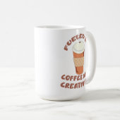 Aangedreven door koffie en creativiteit Epic Life  Koffiemok (Voorkant rechts)