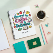 Aangedreven door koffie en geduld Grappige leraar Planner