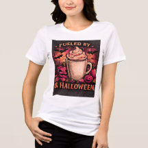 Aangedreven door koffie en grappige herfst-afbeeld