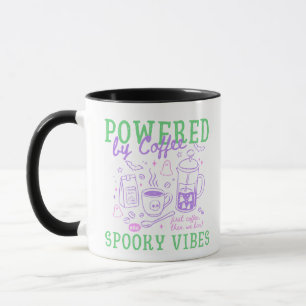 Aangedreven Door Koffie En Griezelige Sfeer Hallow Mok