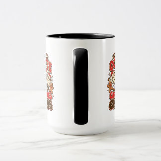 Aangedreven door koffie en kerstchaos mok