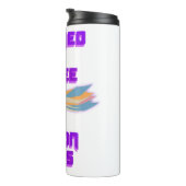 Aangedreven door koffie- en lesplannen thermosbeker (Geroteerd rechts)