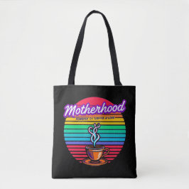 Aangedreven door koffie en liefde | Koffieliefhebb Tote Bag
