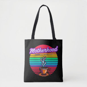 Aangedreven door koffie en liefde Koffieliefhebb Tote Bag