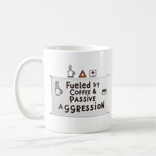 Aangedreven door koffie en passieve agressie – kan koffiemok