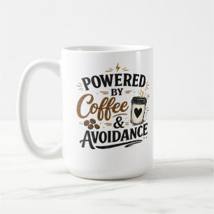 Aangedreven door koffie en vermijding koffiemok