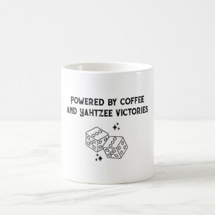 Aangedreven door koffie en Yahtzee overwint mok