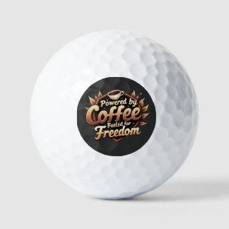 Aangedreven door koffie, Gedreven door vrijheid Golfballen